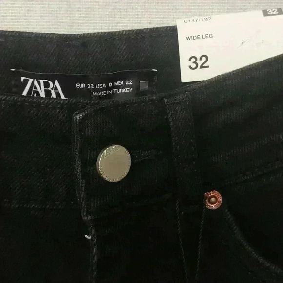 NWT Zara Wide Leg Jeans - Picture 8 of 13